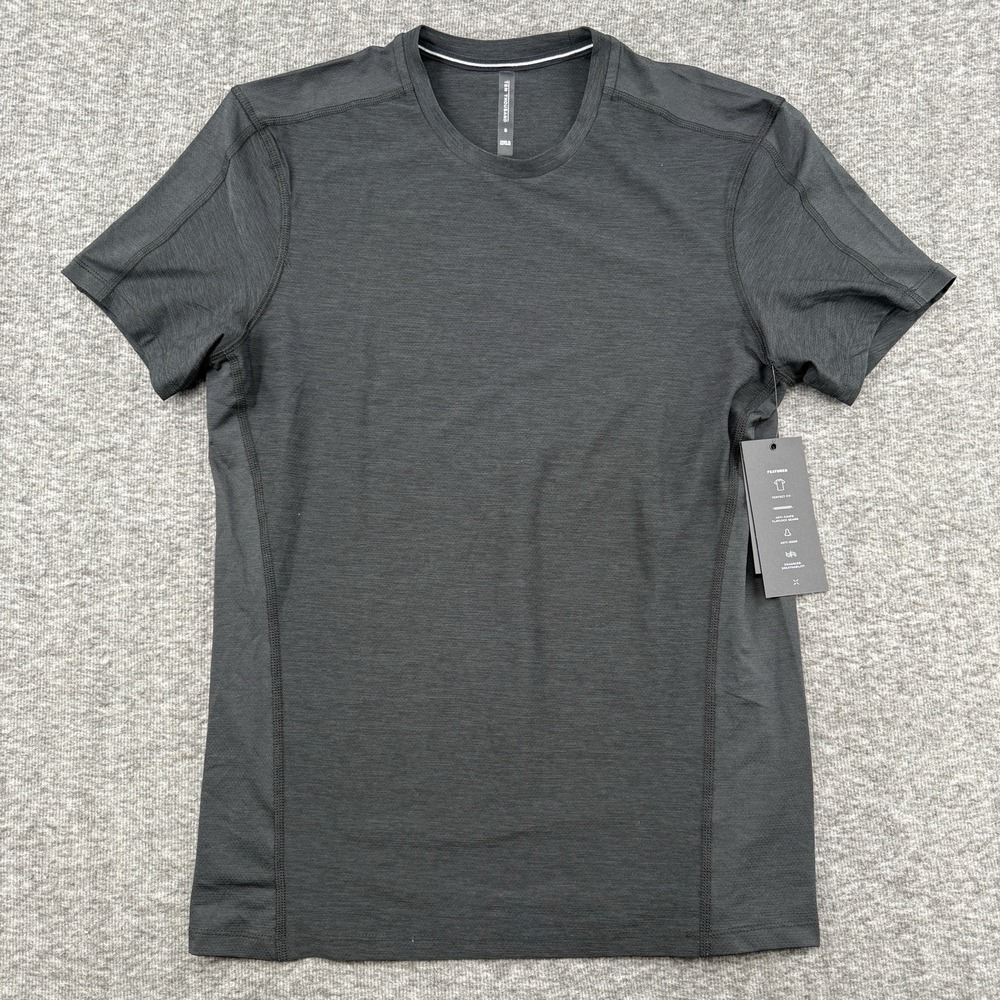 Ten Thousand Versatile Shirt TTKT009 Mens Small Black New Mesh Short Sleeve Tee